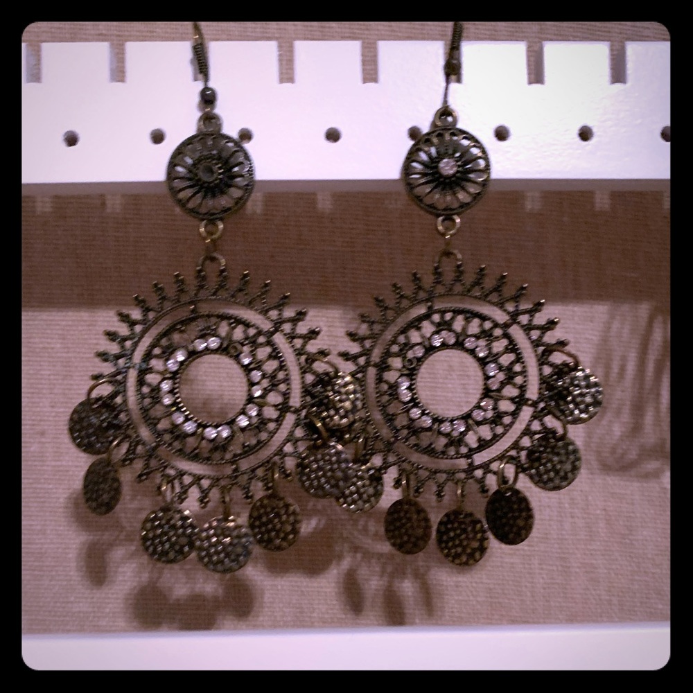 Art Deco Statement Earrings